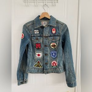 Hudson’s Bay Co. 2012 Olympics Patch Denim Jacket